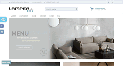 Desktop Screenshot of lamper.dk